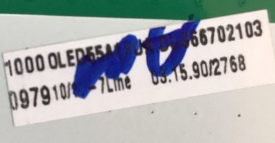 MAIN PARA SMART TV LG 4K RESOLUCION ( 3840x2160 ) UHD / NUMERO DE PARTE EBT66702103 / EAX69509604 (1.0) / RU10C7ADD / 1KEBT000-01FE / PANEL AC550AQY APA1 / MODELO OLED55A1PUA / OLED55A1AUA.DUSQLJR - Imagen 2